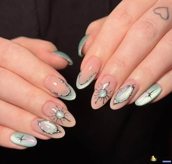 ảnh nails pastel