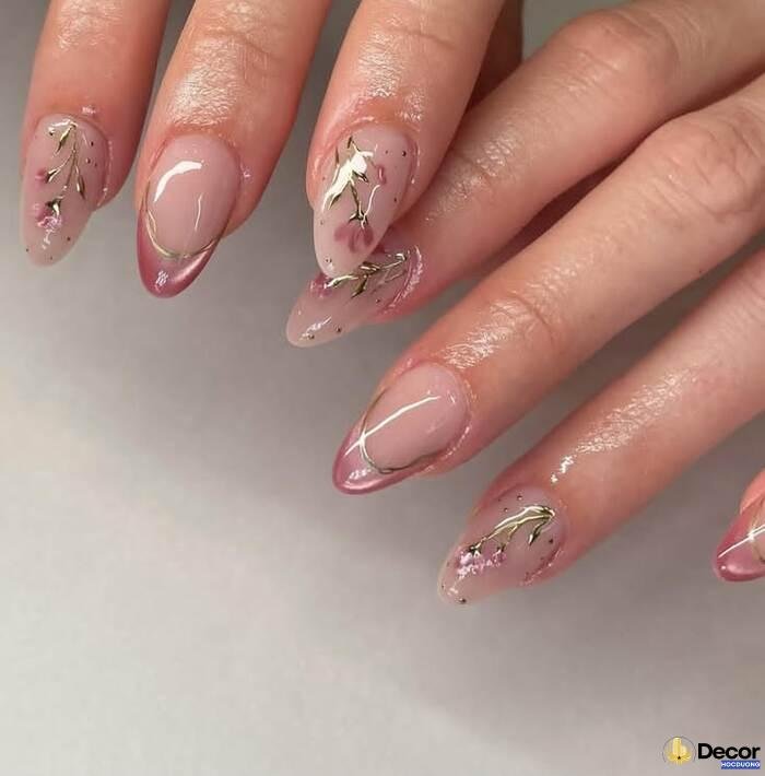 ảnh nails pink slay