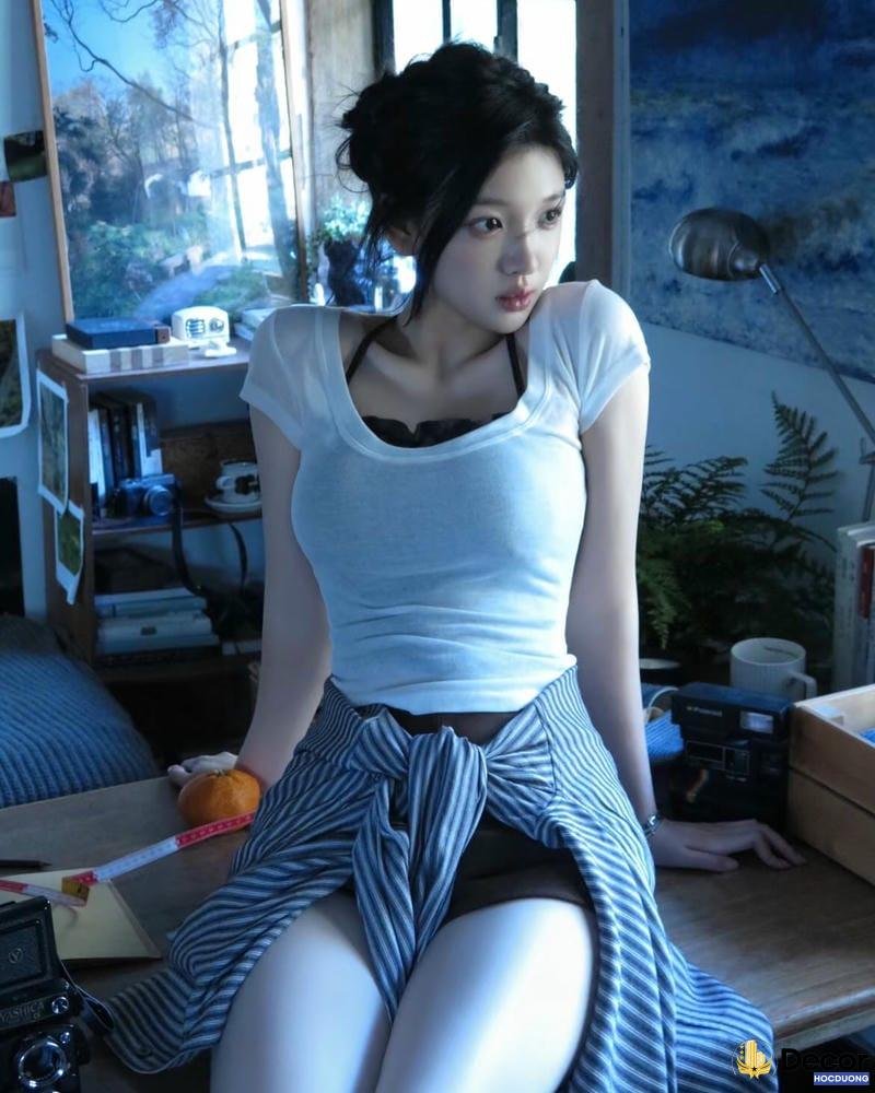 gái xinh 9x phong cách