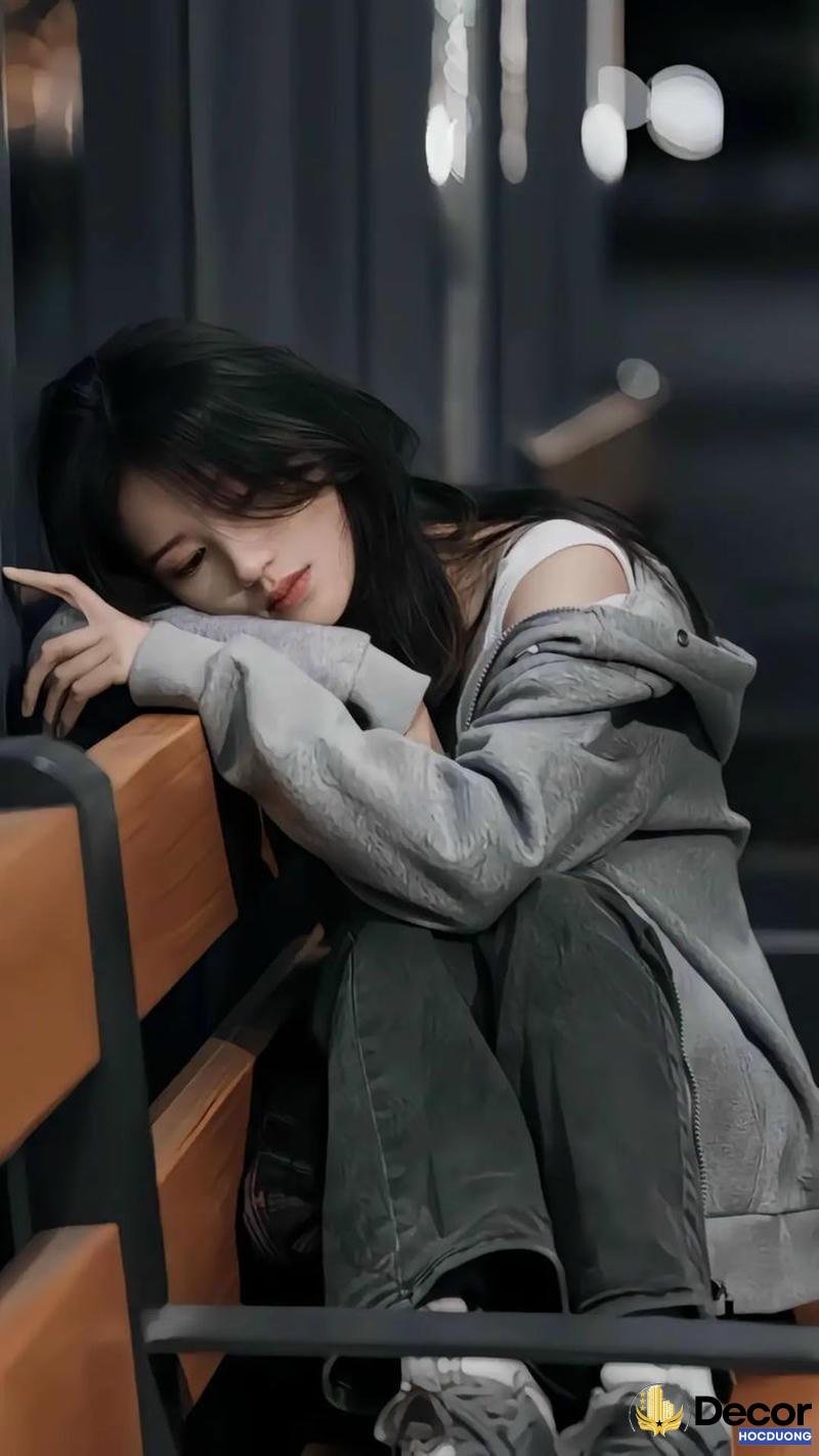 gái xinh buồn cô đơn