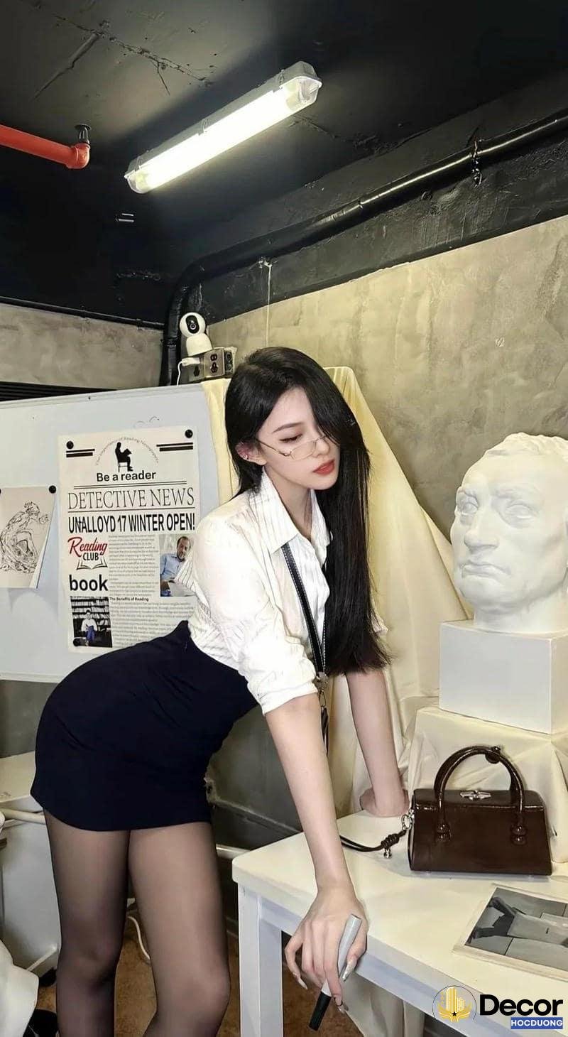 gái xinh mlem tóc dài