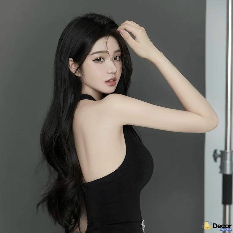 hình nền điện thoại gái xinh tóc dài