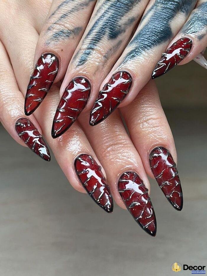nail móng nhọn siêu ngầu
