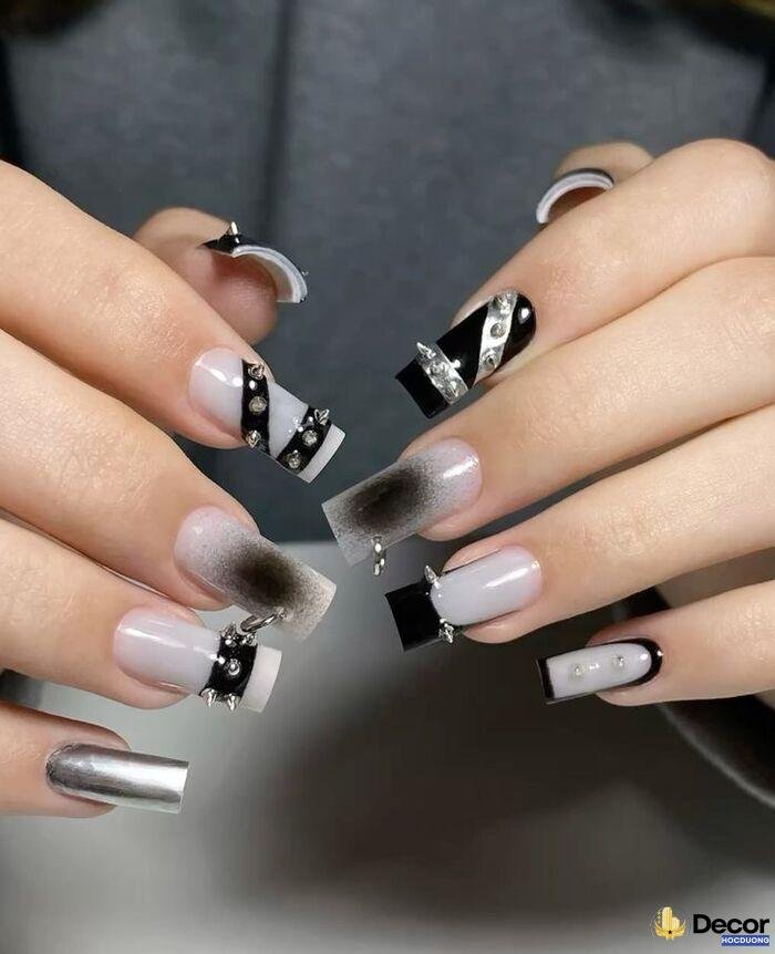 nail móng vuông cool cực chất