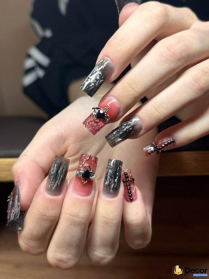 nail móng vuông cool đẹp