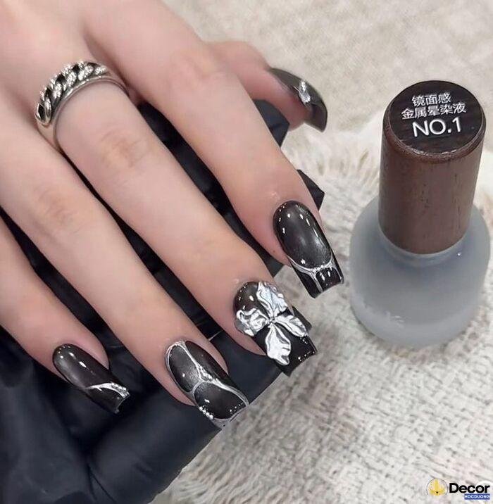 nail móng vuông cool ngầu lòi
