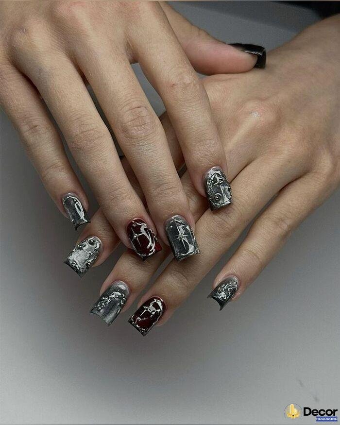 nail móng vuông cool trend