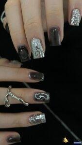 nail móng vuông siêu cool