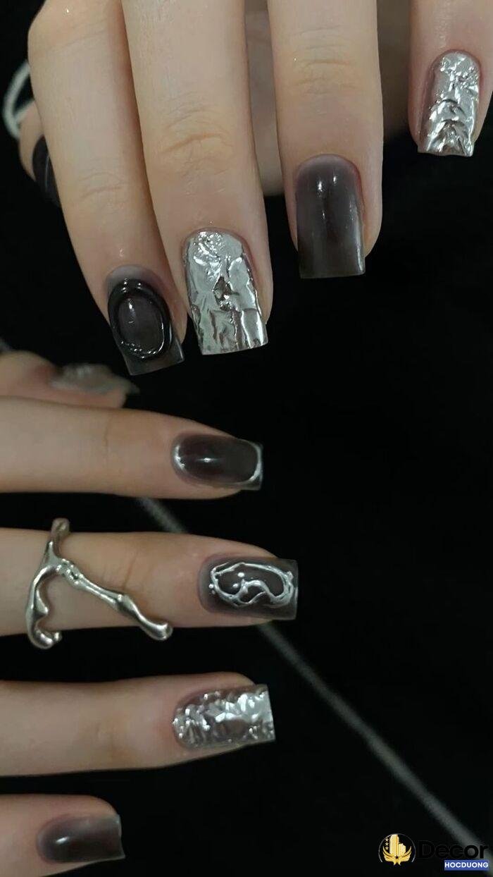 nail móng vuông siêu cool