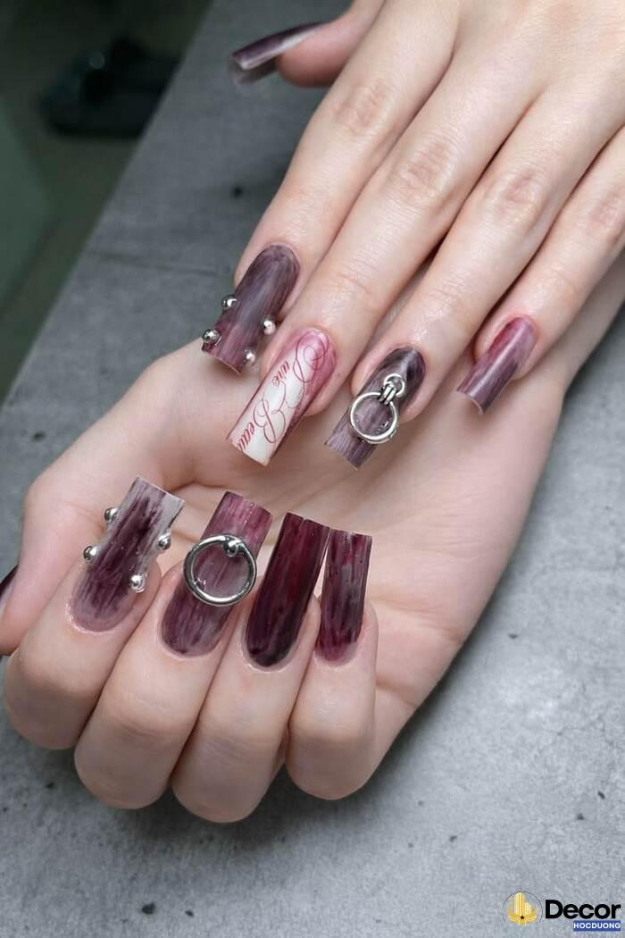 nail móng vuông trend nhất
