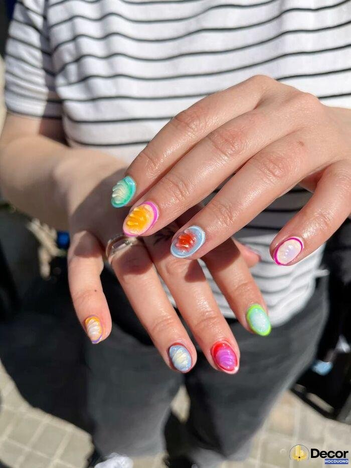 nail nhiều màu hot nhất