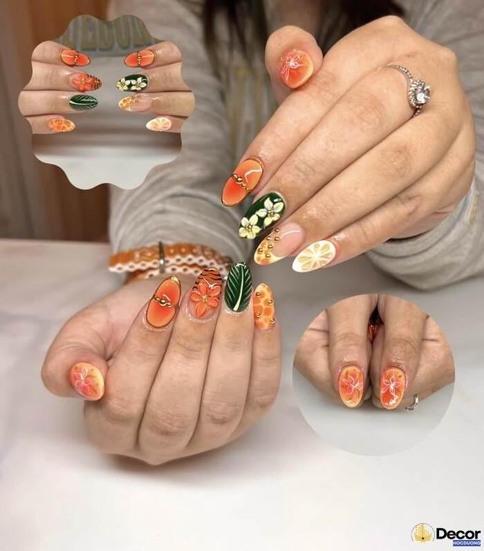 nail nhiều màu yêu nhất