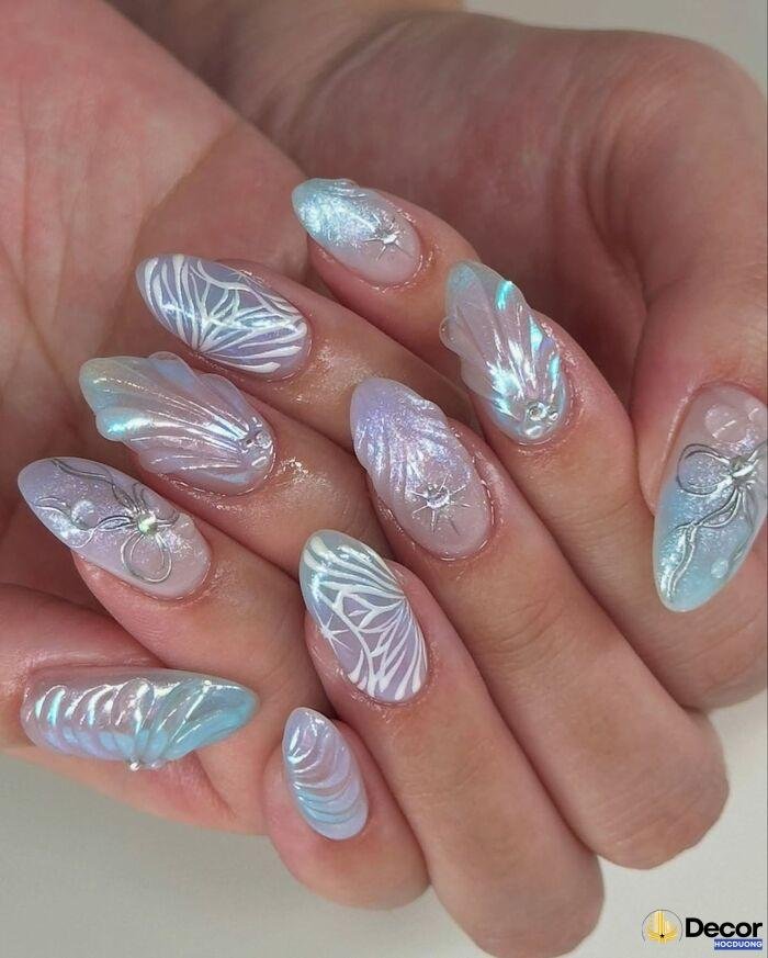 nail nhũ bắt trend