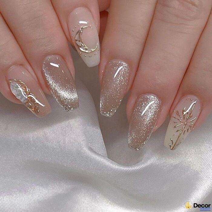 nail nhũ cute