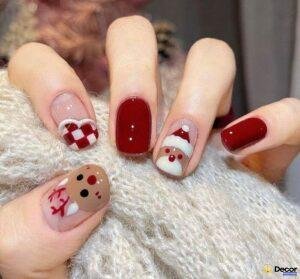 nail noel dễ thương