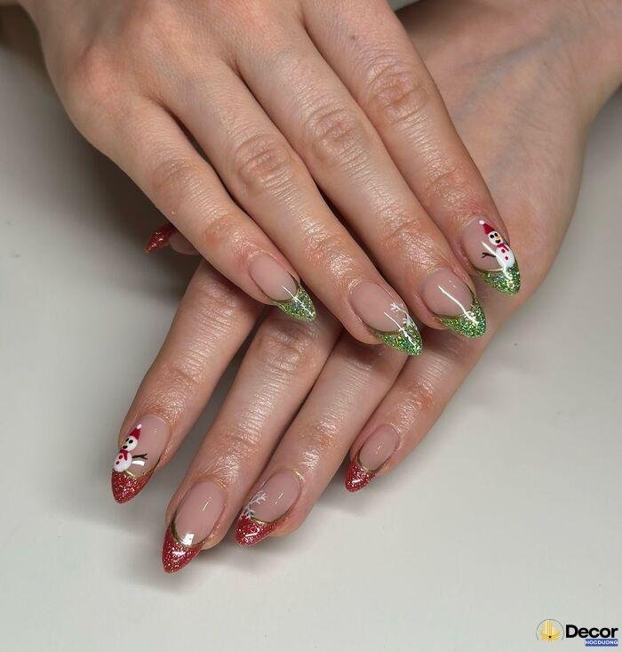 nail noel dễ thương hot