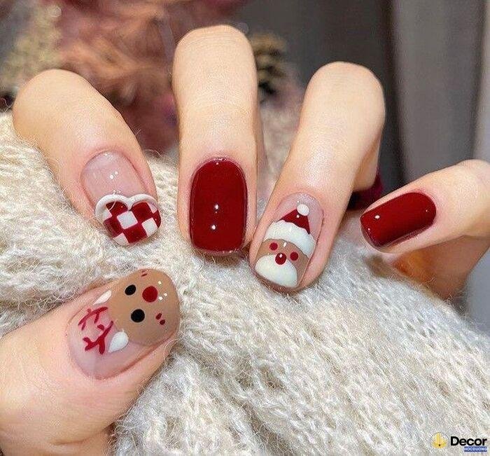 99+ Mẫu Nail Noel Dễ Thương, Đẹp Sang, Dễ Làm, Hot Trend