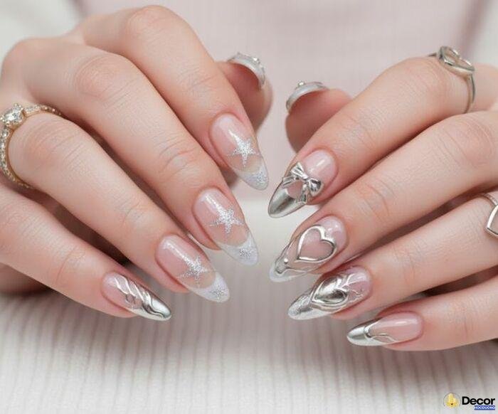 nail sang chảnh basic cool ngầu