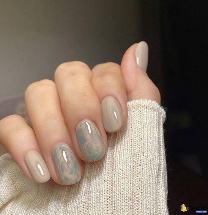 nail sơn thạch basic cute