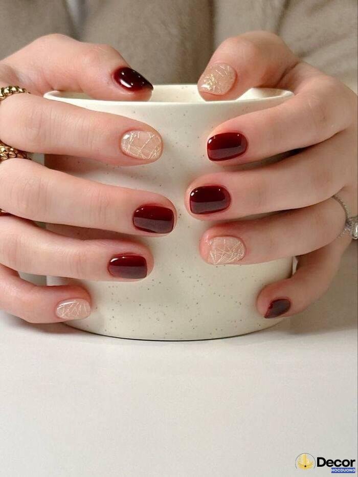 nail sơn thạch basic đơn giản