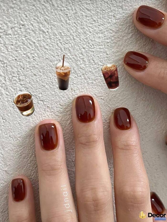 nail sơn thạch đỏ