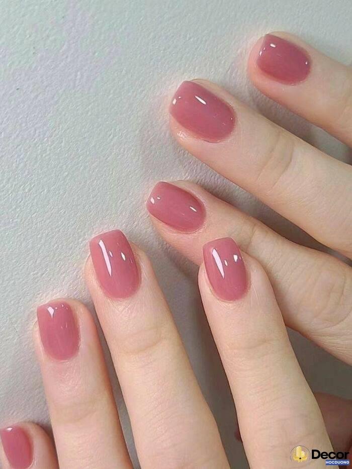 nail sơn thạch pink