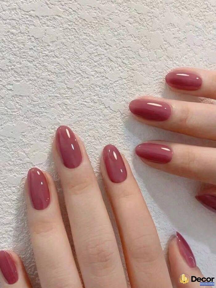 nail sơn thạch tone hồng
