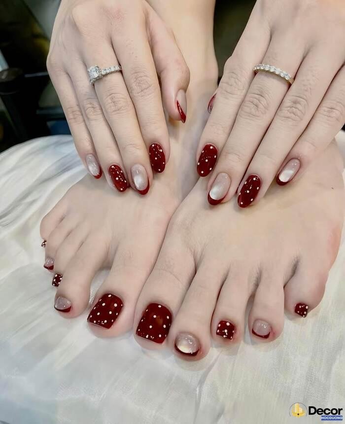 nail tết hot
