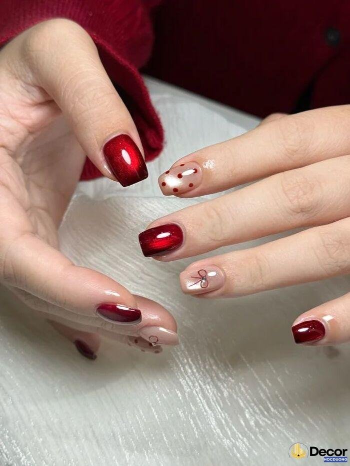 nail tết siêu slay trend đẹp