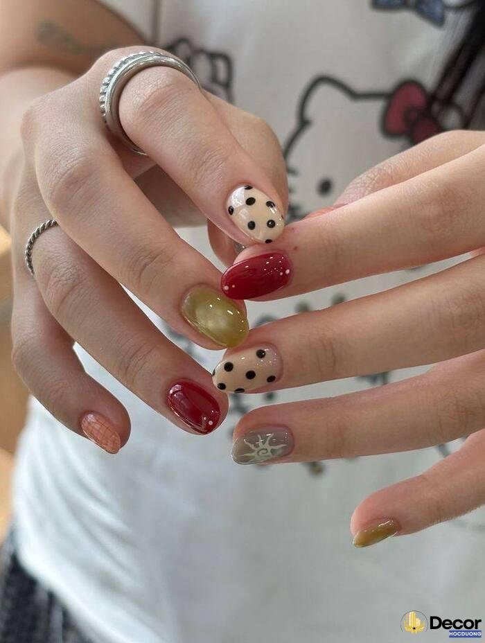 nail tết siêu slay trend hot nhất