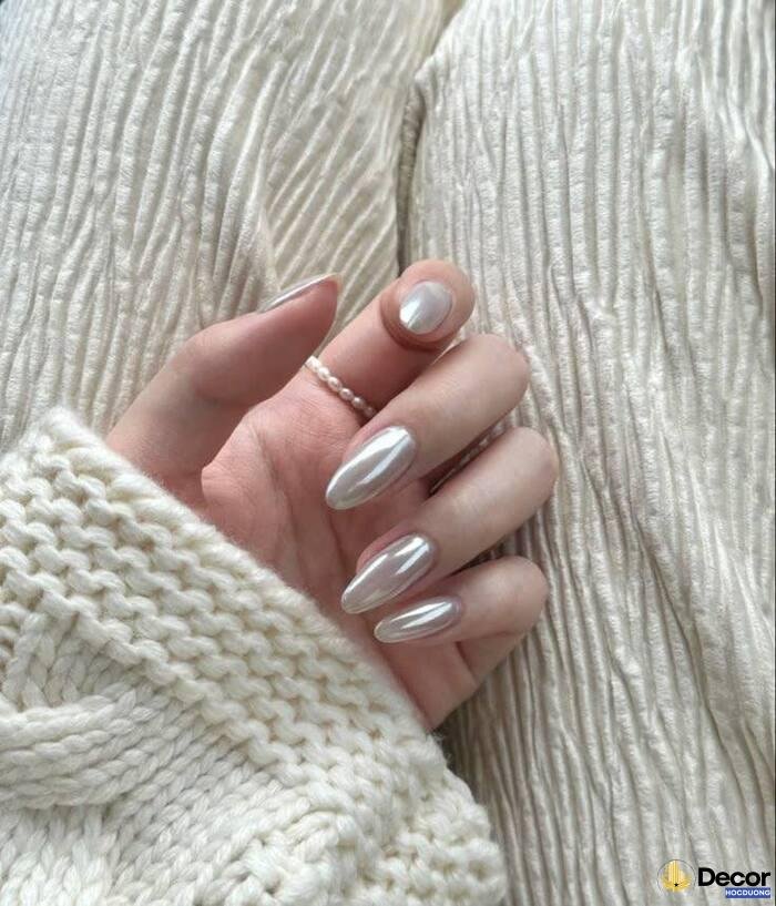 nail tráng gương xinh