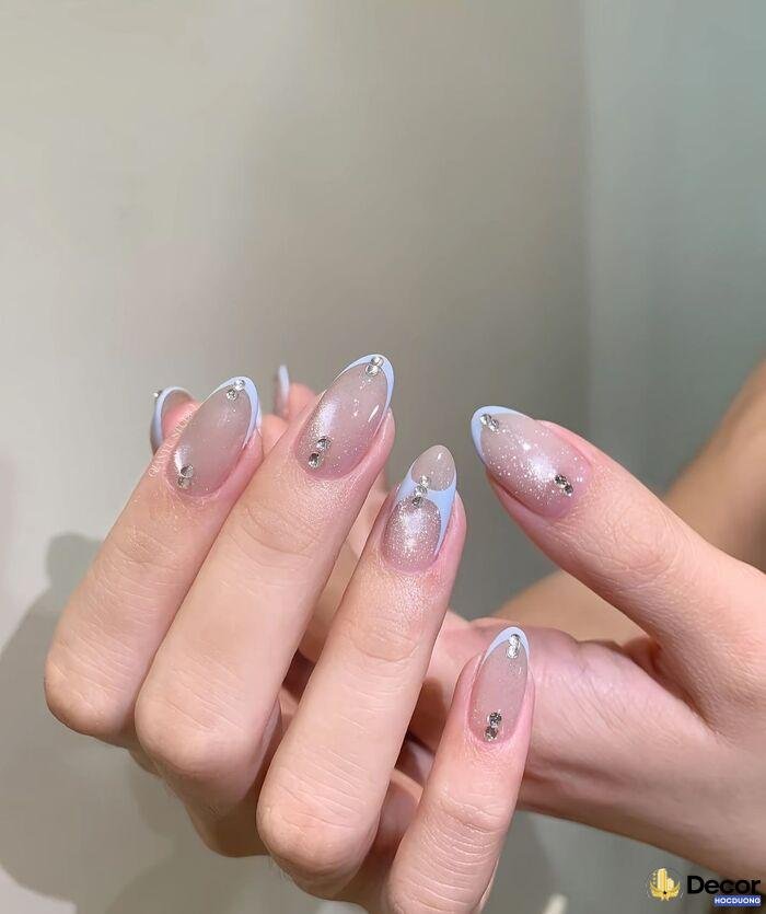 nail trong suốt đẹp hịn