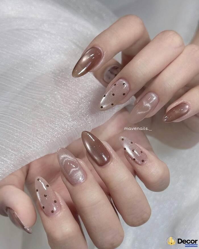 nail trong suốt sang chảnh