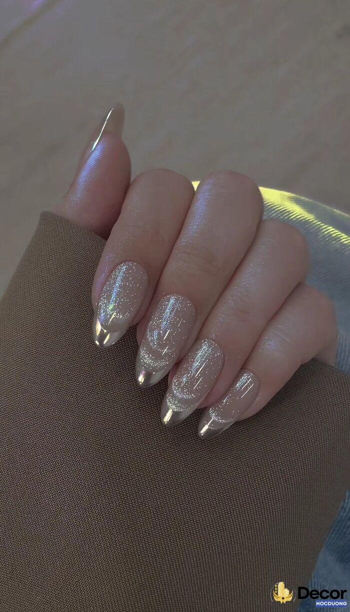 nail trong suốt siêu xinh