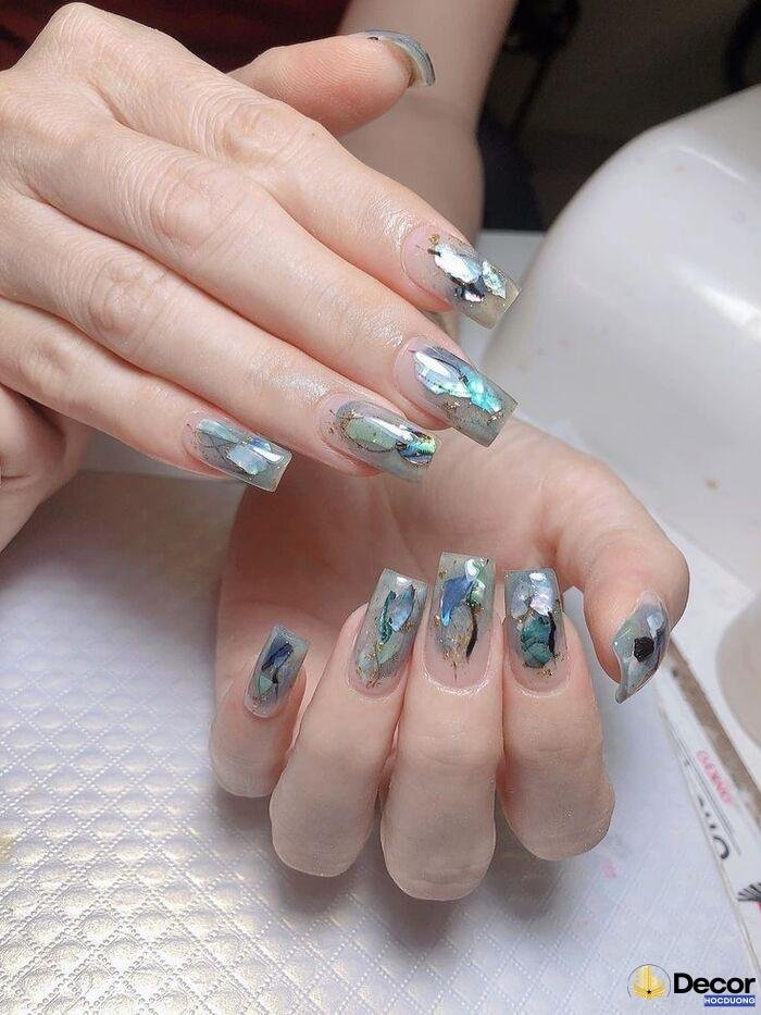 nail xà cừ cực xinh