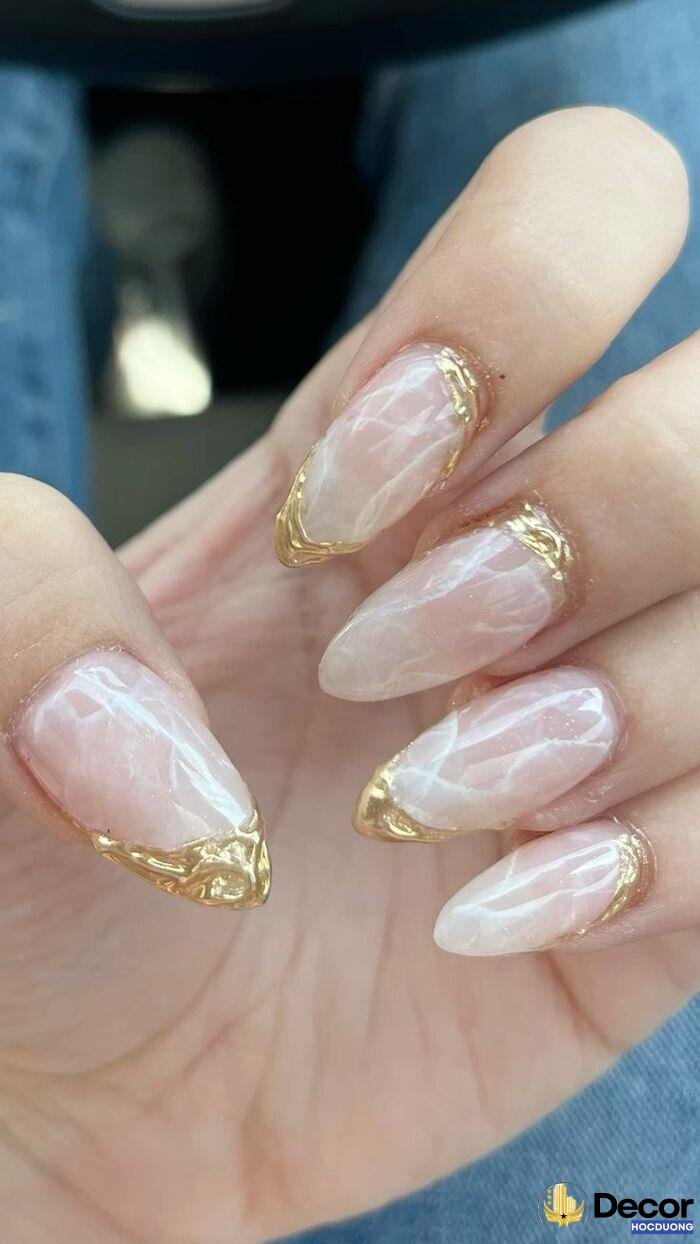 nail xà cừ cute