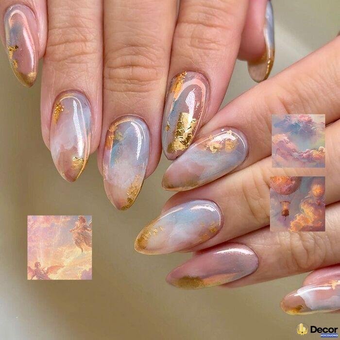 nail xà cừ mộng mơ