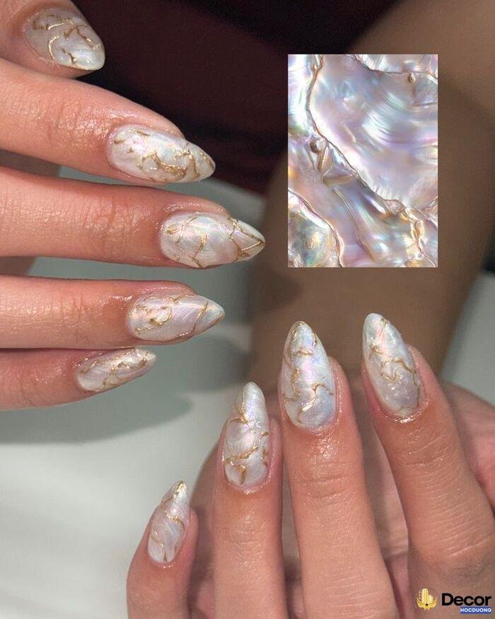 nail xà cừ siêu yêu