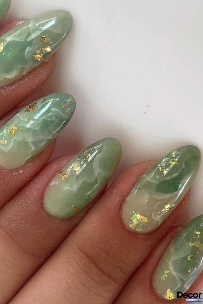 nail xà cừ trend
