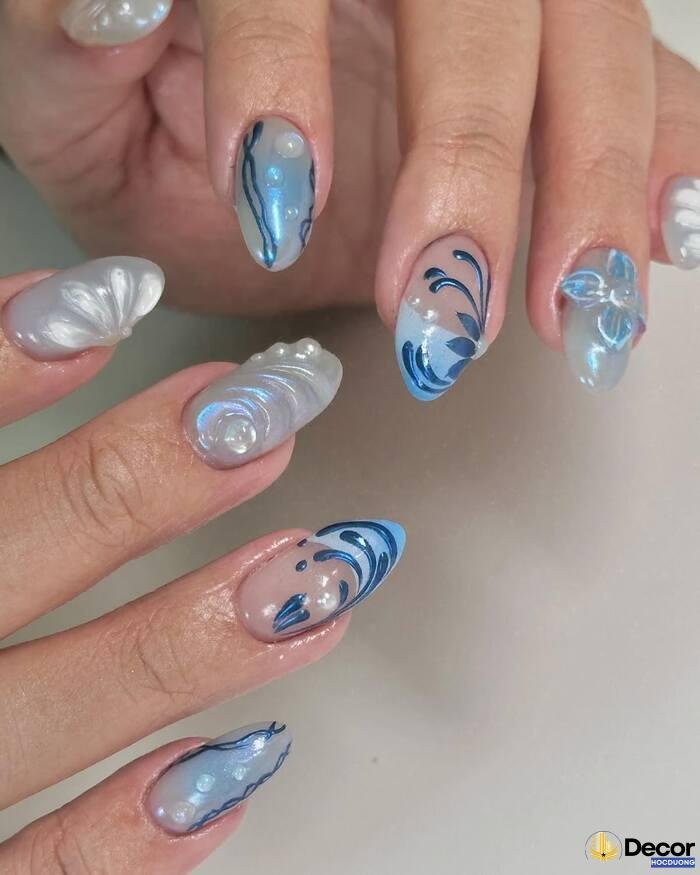 nail xanh chất