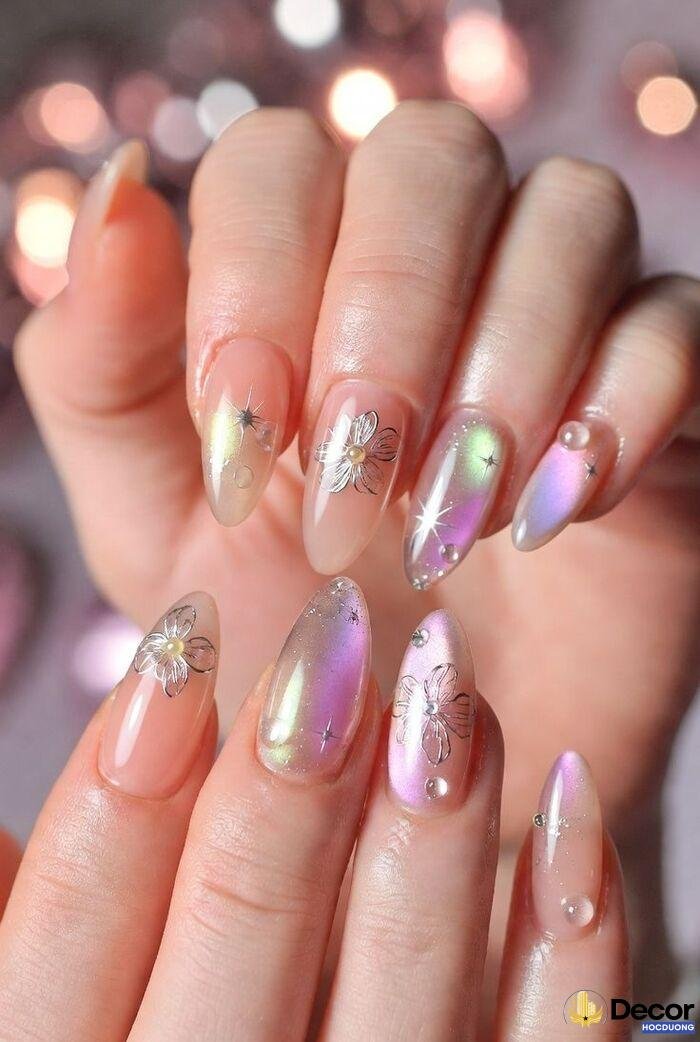 nails pastel bắt trend