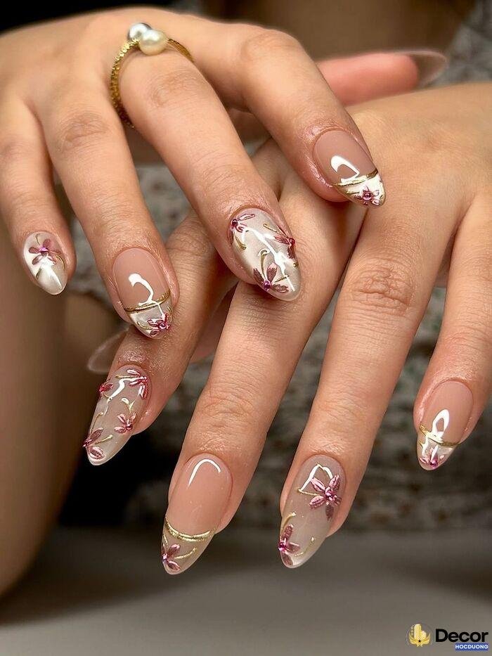 nails pink đẹp