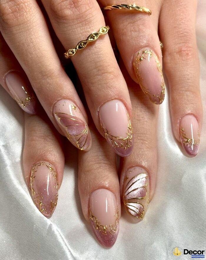 nails pink siêu xinh