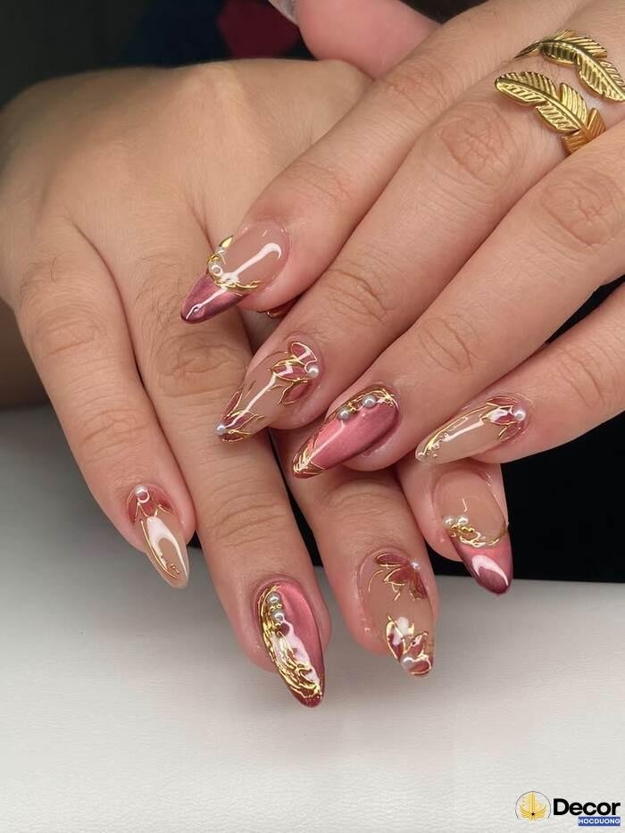 nails pink slay ngầu