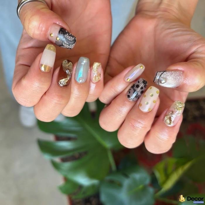 nail móng vuông nổi bật