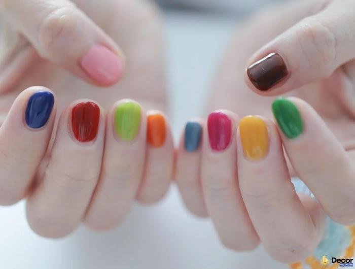 nail nhiều màu thời thượng