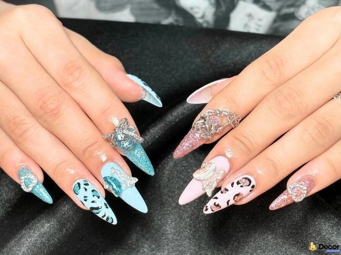 nail noel dễ thương cá tính