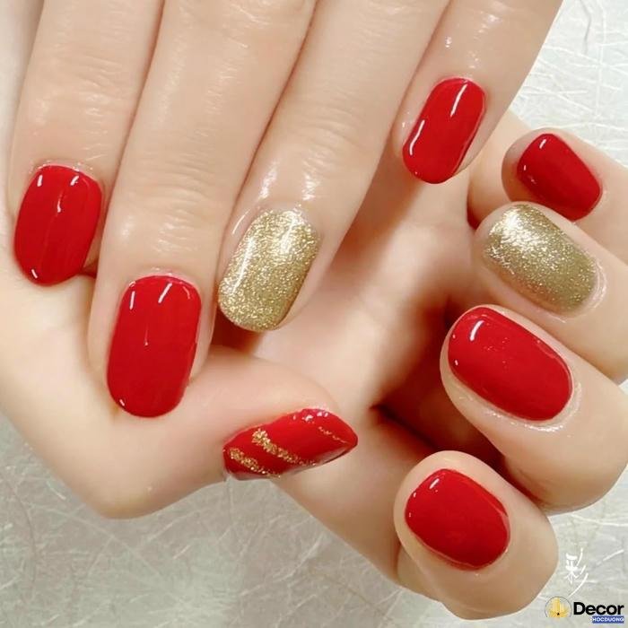 nail noel dễ thương đẹp