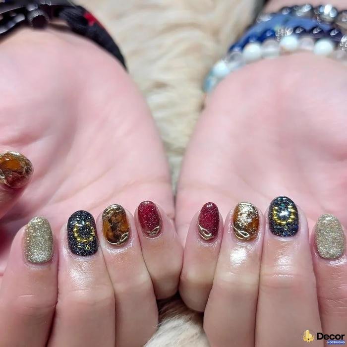 nail tết hiện đại