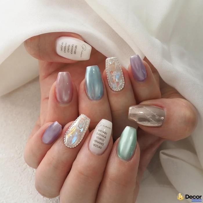nail tráng gương đẹp